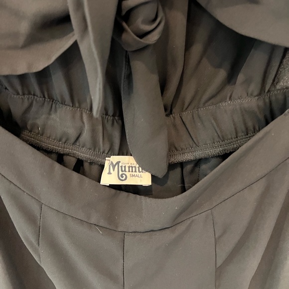 Show Me Your MuMu black tie front jumpsuit! Size Small SMYM - Picture 3 of 3